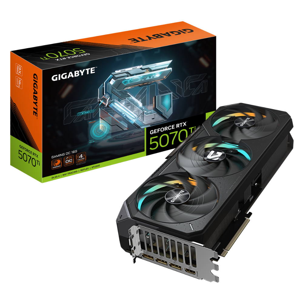 Tarjeta Gráfica Gigabyte GeForce RTX 5070 Ti Gaming OC 16GB GDDR7X