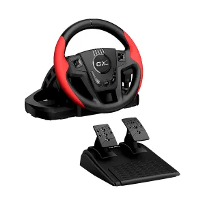 Control de Consola Genius Speedmaster Racing Wheel con Pedal para PS4 PS3 PC