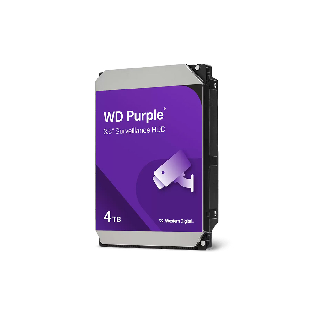 Disco Duro Western Digital WD Purple 4TB 5400 RPM SATA Videovigilancia 3.5 Pulgadas WD44PURZ