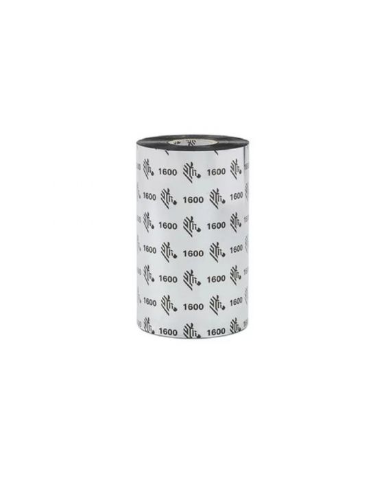 Insumo de Impresión Zebra Ribbon Cera 1600 110mm x 300m 1 Pulg Core Caja x24 Unidades (ZD230, ZD420, ZD620)