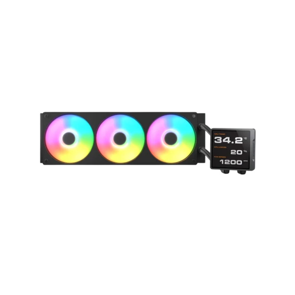 Refrigeración Líquida Cougar Vistek PRO ARGB 360 Negro Pantalla LCD TFT IPS 3.95"