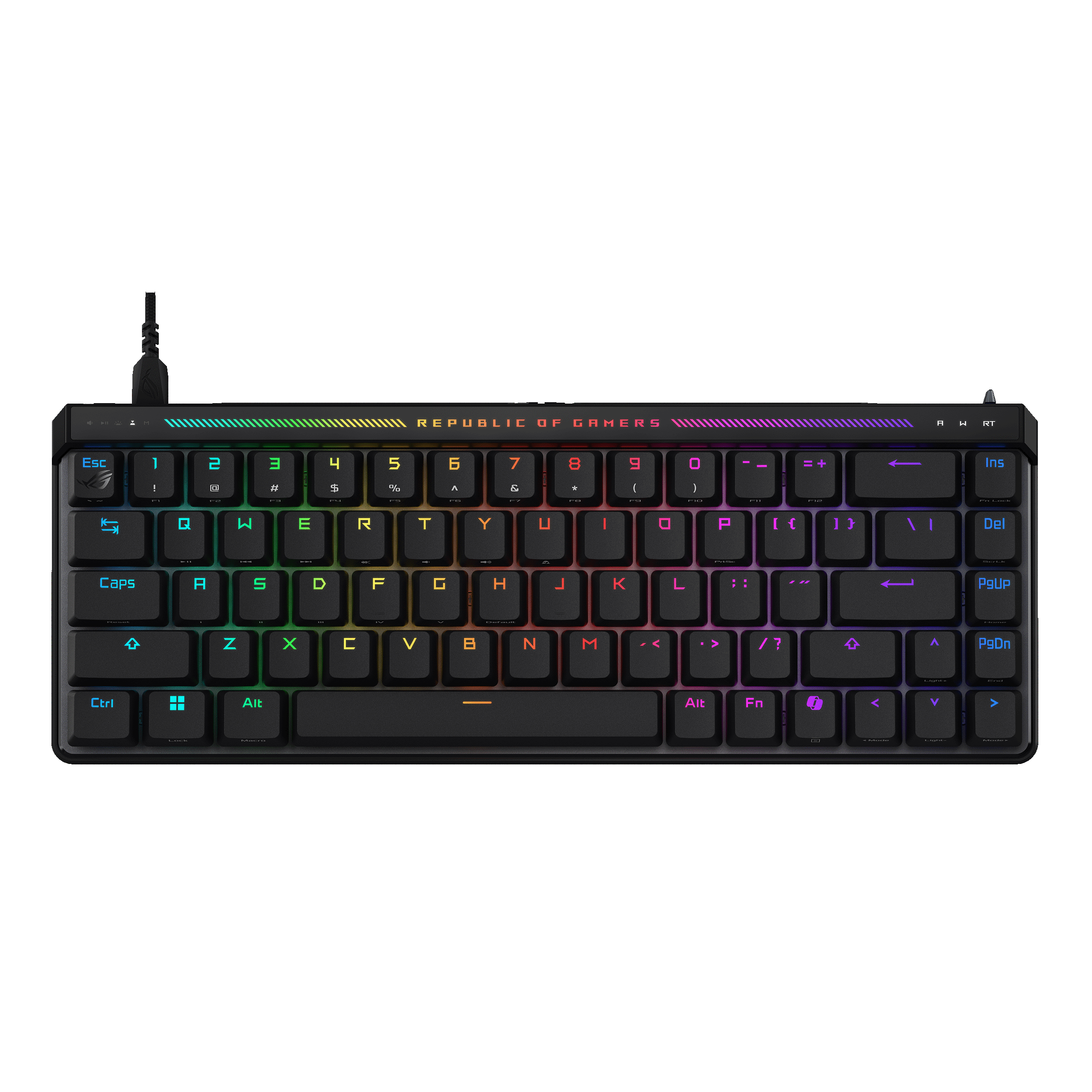 Teclado ASUS ROG Falchion Ace HFX Magnético Cableado Negro