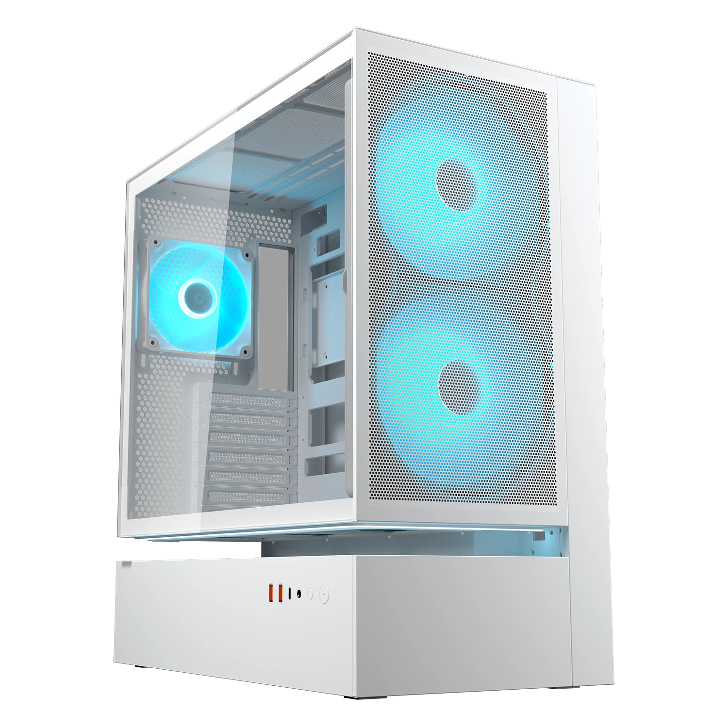 Case Cougar CFV235 Mesh ATX Mid-Tower Ventilación Central Flotante Blanco