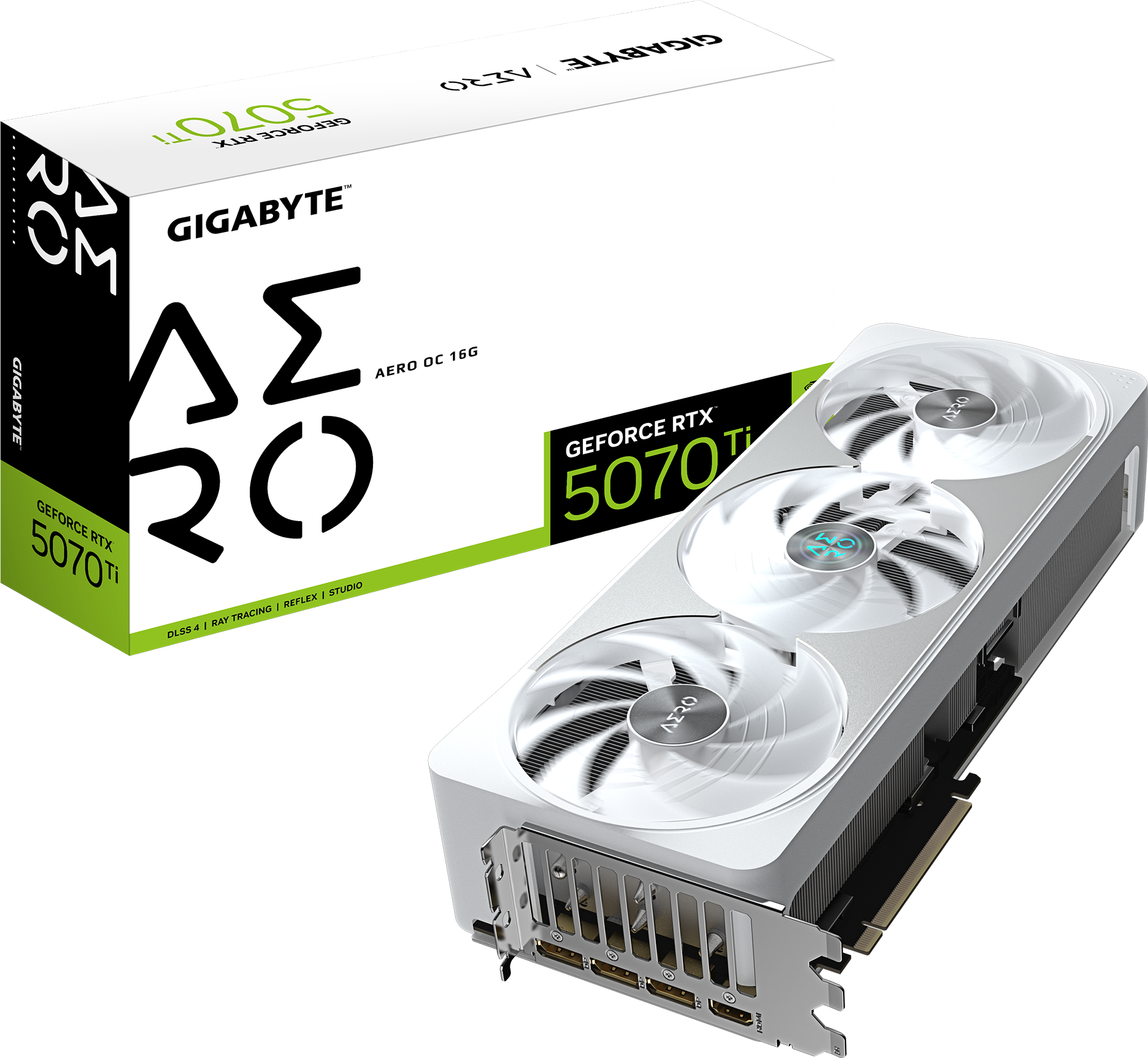 Tarjeta de Video Gigabyte GeForce RTX 5070 Ti Aero OC 16GB