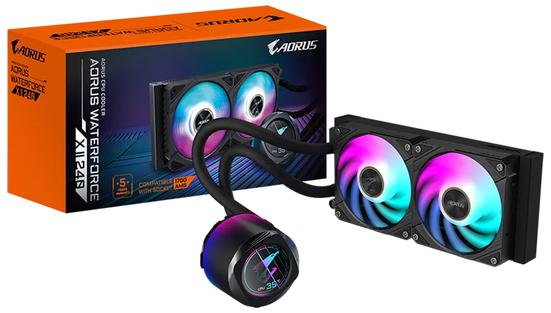 Disipador Gigabyte AORUS Waterforce X 240 Refrigeración Líquida