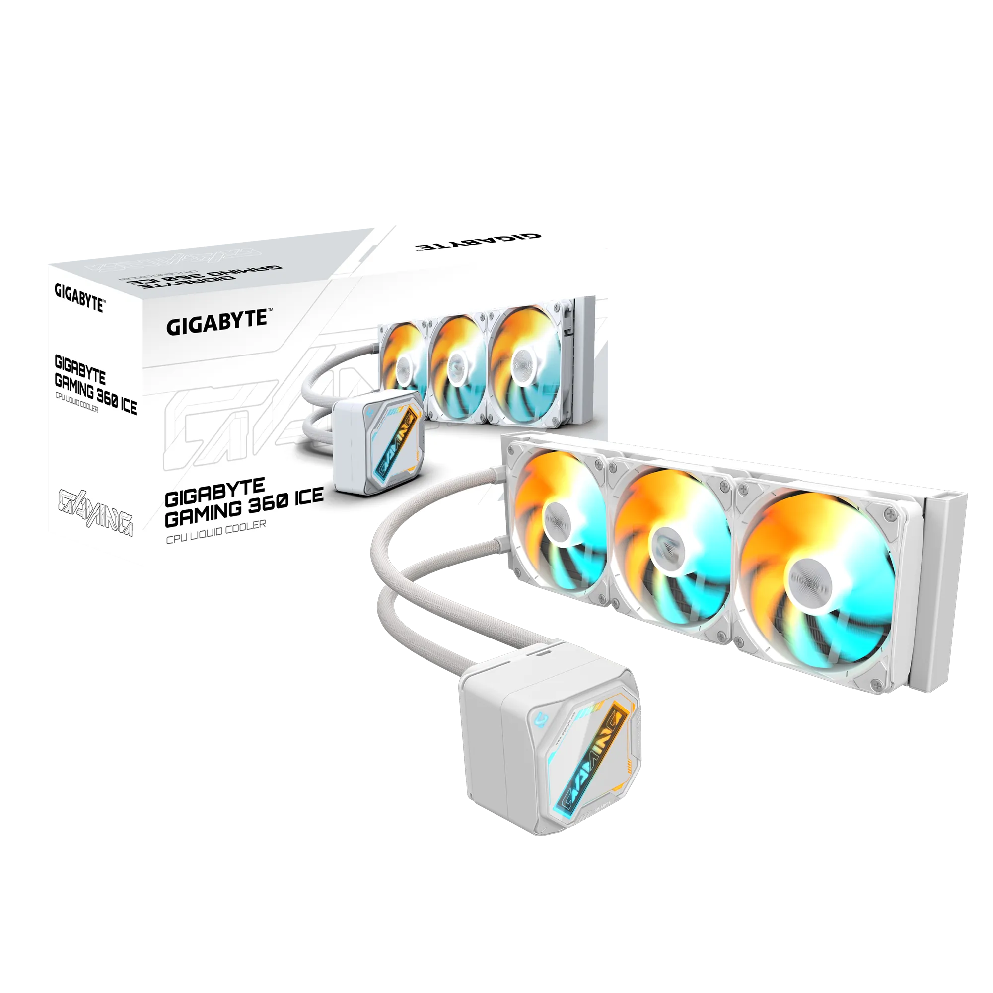 Refrigeración Líquida Gigabyte Gaming 360 Ice aRGB Blanca