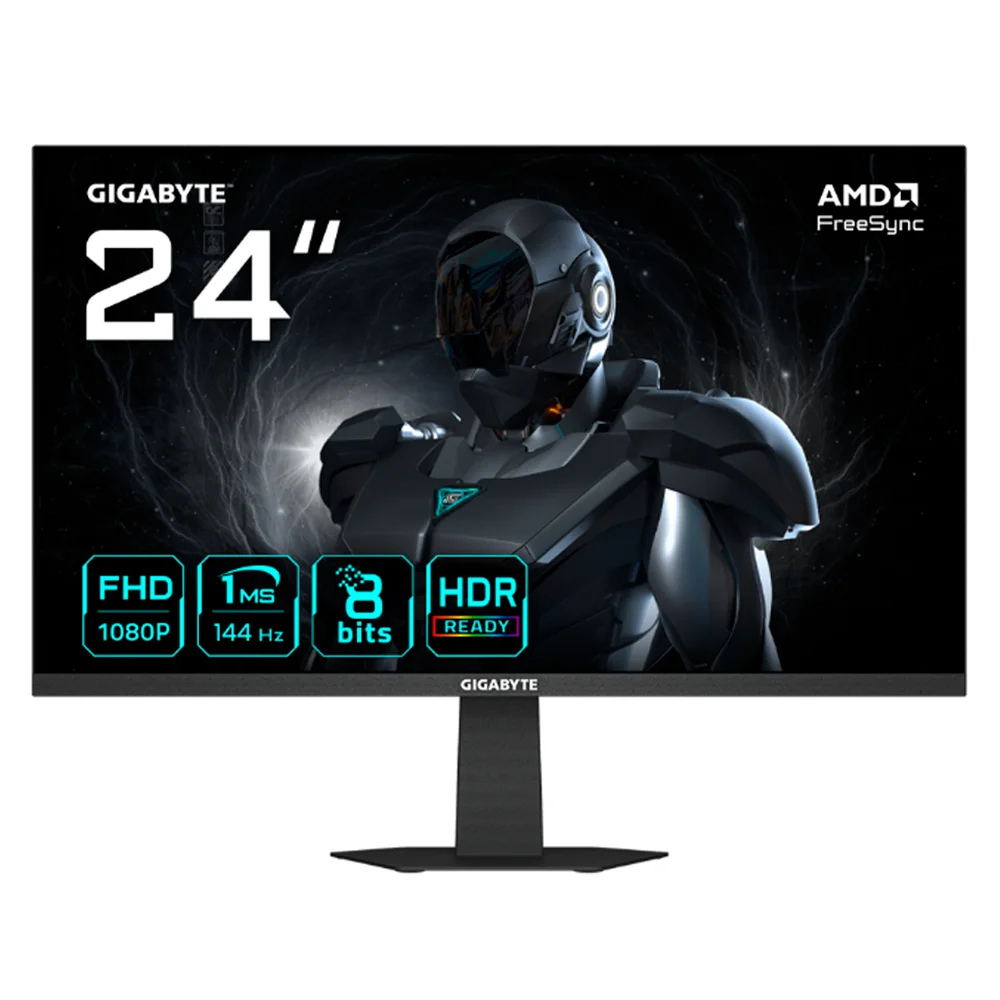 Monitor GIGABYTE GS24F14 24 pulgadas IPS 1920x1080 FHD 144Hz 1ms HDMI DisplayPort