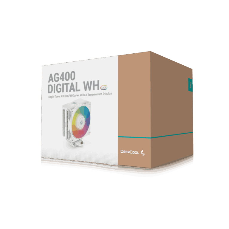 Disipador de Aire Deepcool AG400 Digital Blanco ARGB