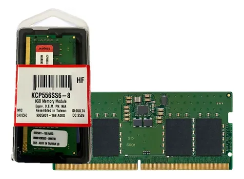 Memoria RAM Kingston 8GB DDR5 5600MHz CL46 SODIMM