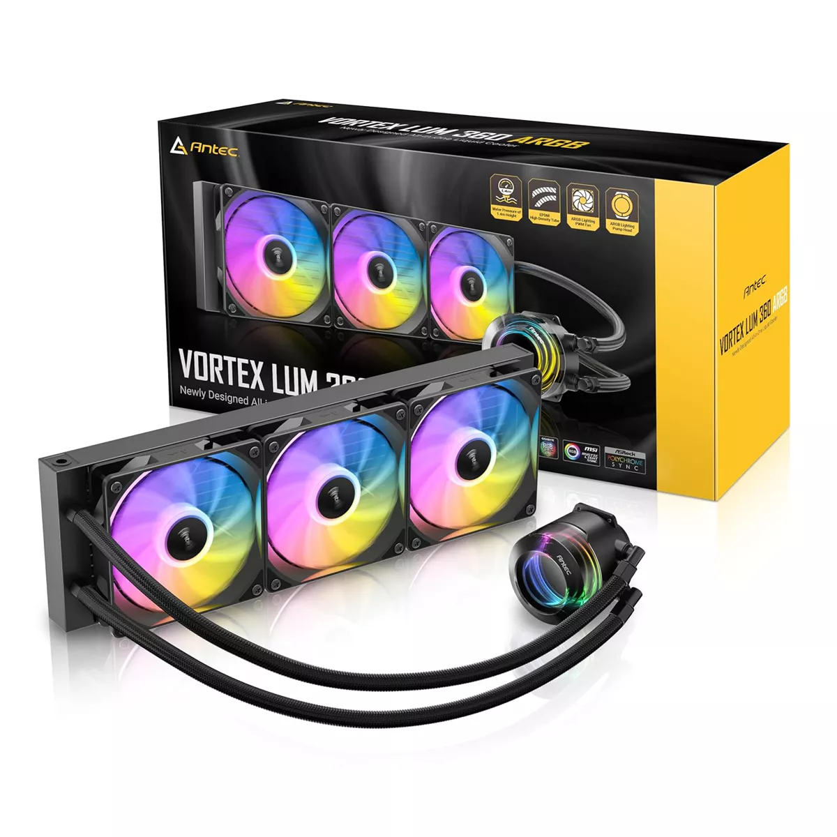 Disipador Líquido AIO Antec Vortex Lum 360 ARGB