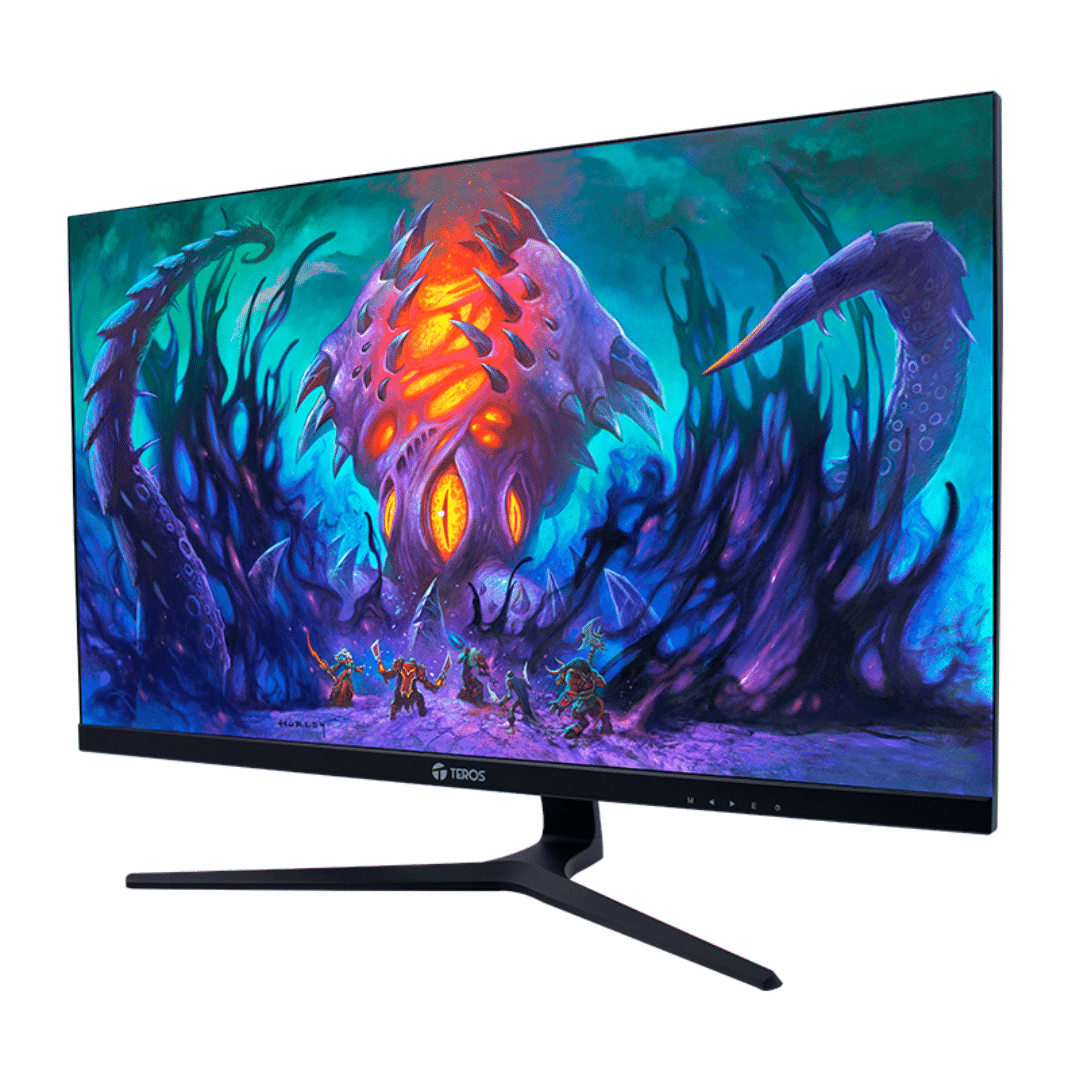 Monitor Teros TE-2769G Gaming 27" QHD 2560x1440 IPS Plano 180Hz 1ms Audio Out HDMI DisplayPort