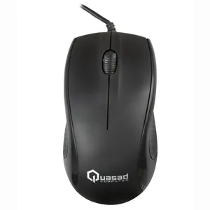 Mouse Quasad QM-703U 3D Wired 1.5m Negro