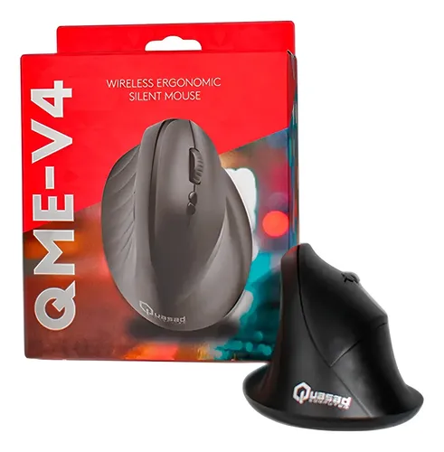Mouse Quasad QME-V4 Ergonómico Silent Inalámbrico