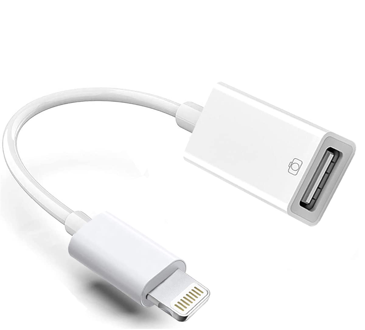 Adaptador NK101Y Lightning a USB 3.0 para Cámara con Puerto Lightning para Cargador