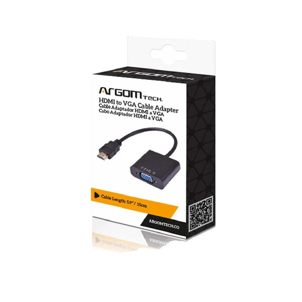 Adaptador Argom HDMI a VGA Negro