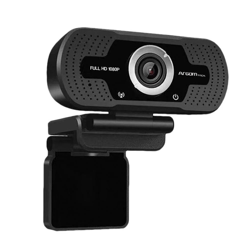 Webcam Argom ARG-WC-9140BK 1080P con Micrófono Negro