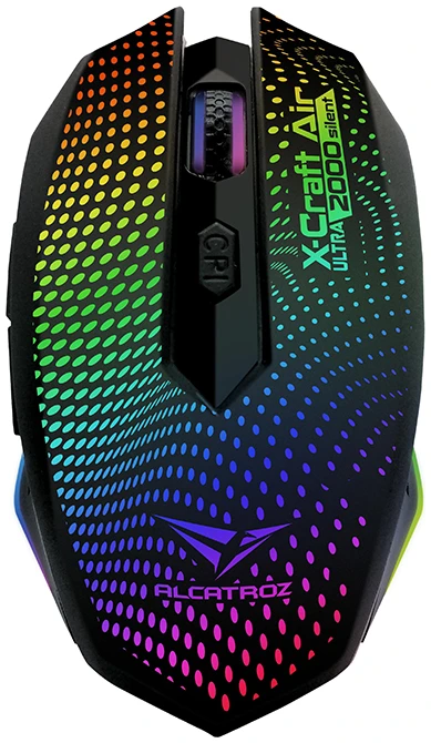 Mouse ALCATROZ Gaming X Craft Crypto Wired 7 Botones