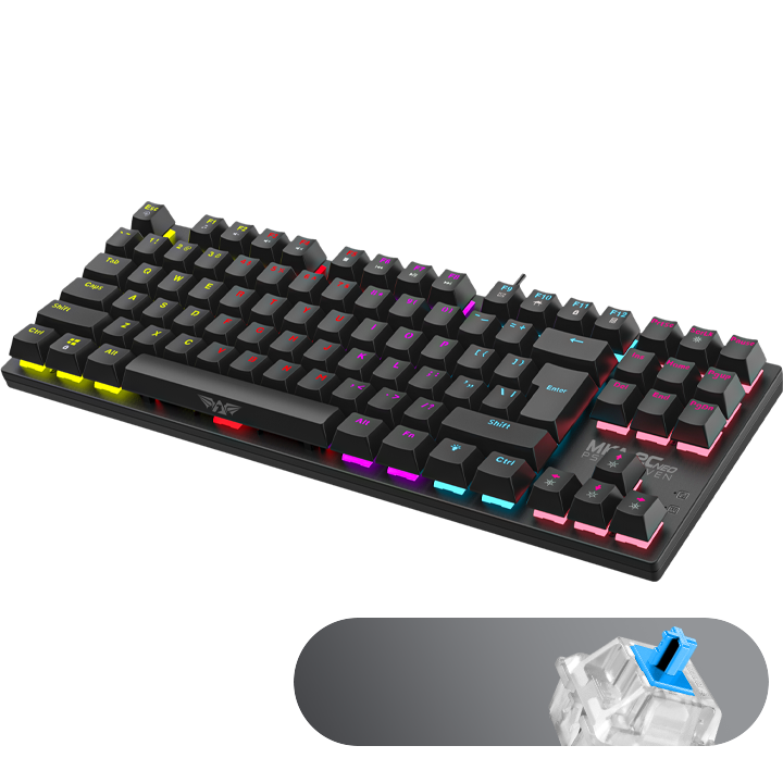 Teclado Mecánico ARMAGGEDDON MKA-2C NEO PSYCHRAVEN TKL Red Switch