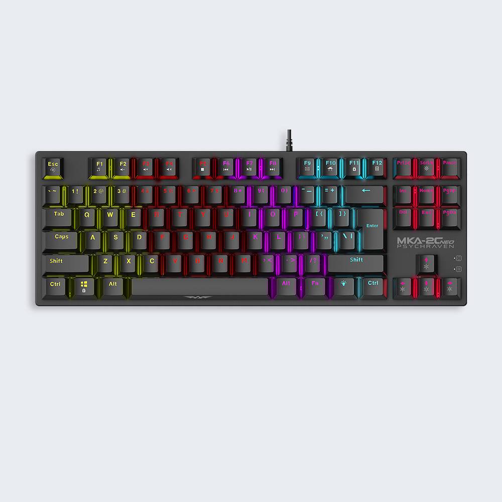 Teclado Mecánico ARMAGGEDDON MKA-2C NEO PSYCHRAVEN TKL Red Switch
