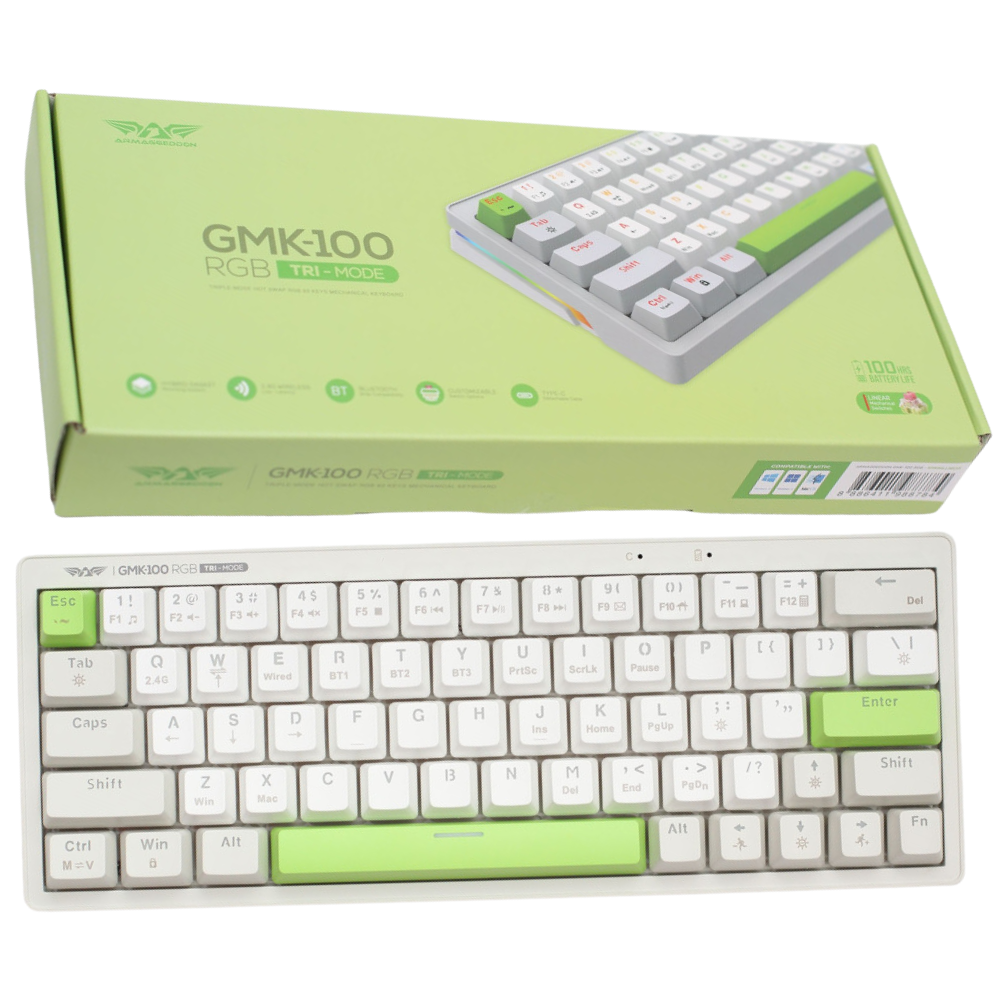Teclado Mecánico Armaggeddon GMK Verde