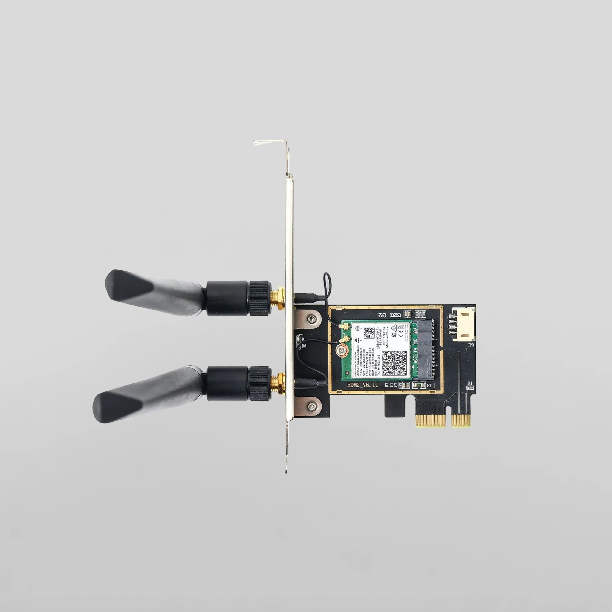 Adaptador de Red WiFi PCIe Doble Antena Intel AX210