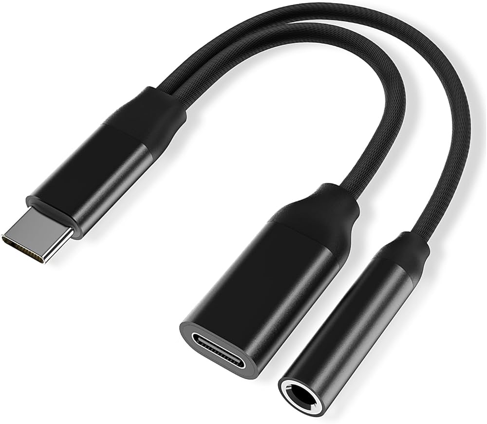 Cable OTG USB Tipo C a USB 3.0 Tipo C Hembra + 3.5mm