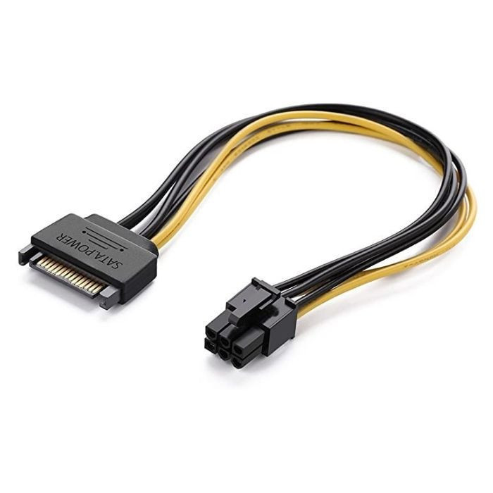 Cable de Poder IDE Molex a 6 Pines para Tarjeta de Video