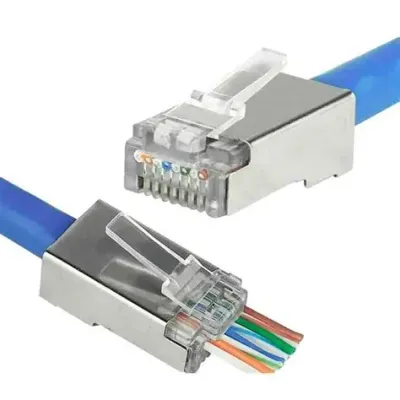 Conector RJ45 Blindado Cat6