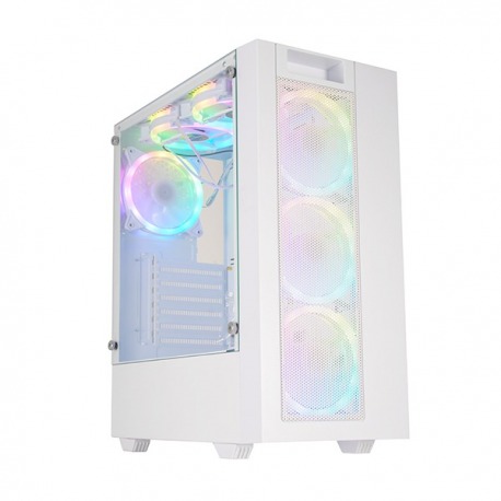 Case Terrax TX8015W ATX/Micro-ATX 4 Fans Blanco