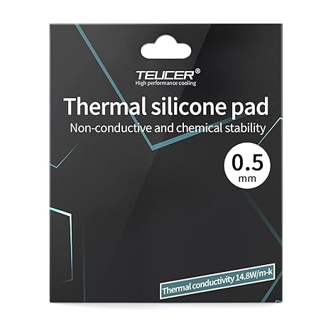 Almohadilla Térmica 14.8 W/mK 120x120x1mm No Conductiva