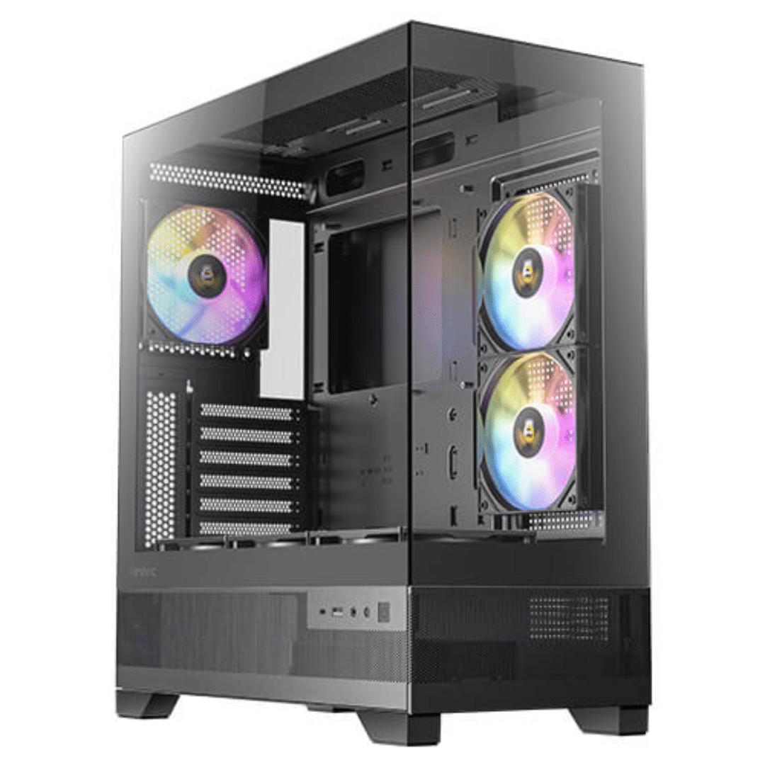 Case Antec CX700 ARGB Mid Tower 3x120mm PSU 2x120mm Lado Derecho 1x120mm Trasero 2x120mm PWM Preinstalados