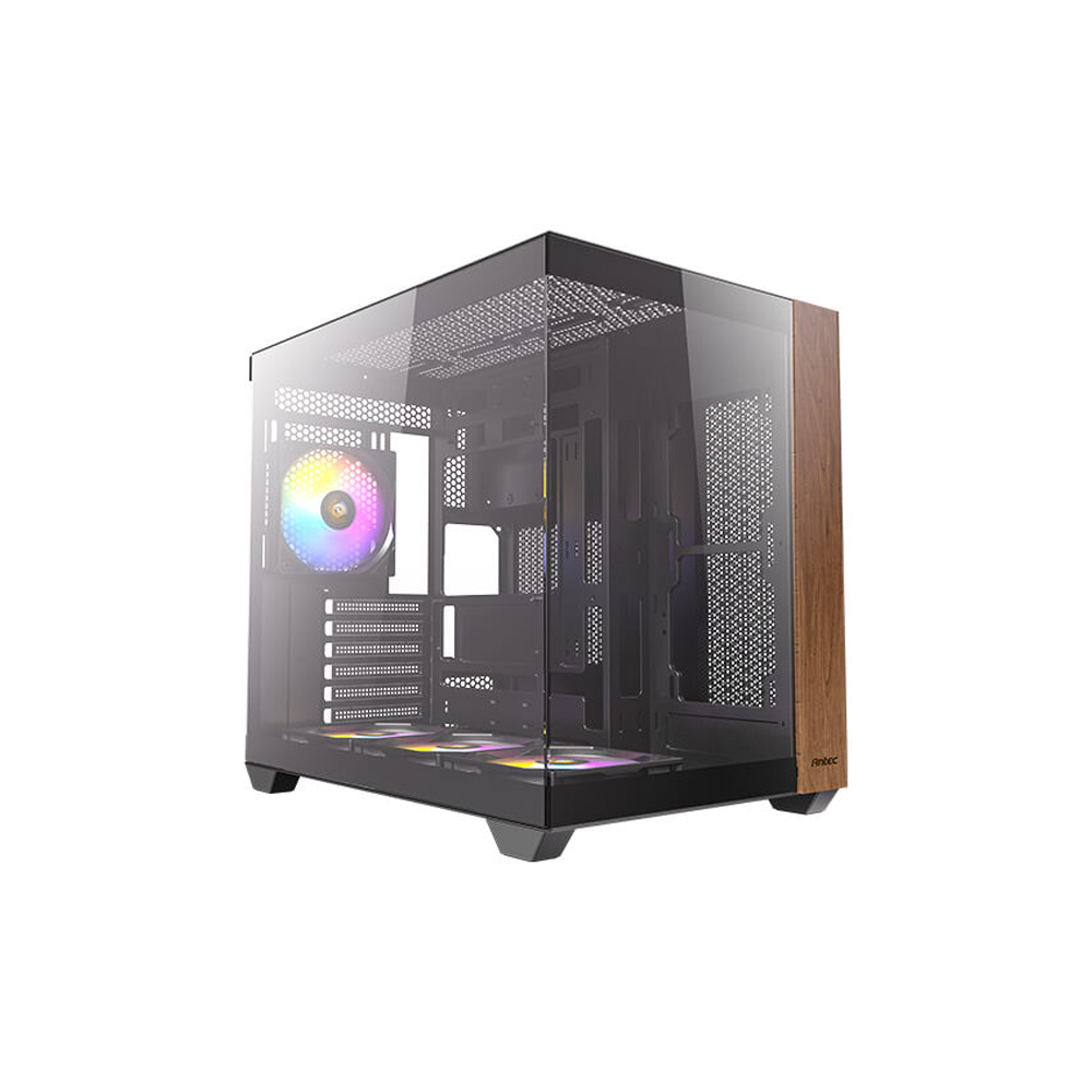 Case Antec CX800 Wood ARGB Mid Tower 3x120mm Inferior 1x120mm Trasero