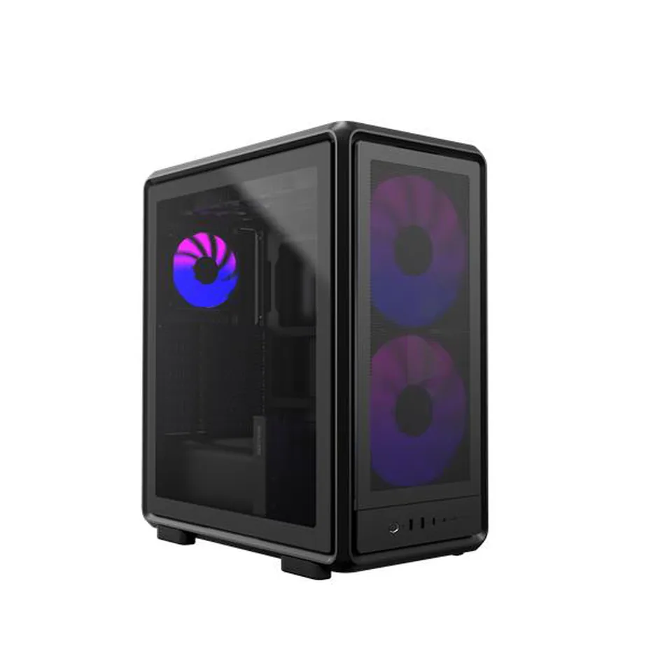 Case Cooler Master MasterFrame 500 Mesh Mid Tower 2x200mm ARGB Front 1x120mm Rear Negro