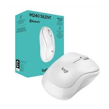 Mouse Logitech M240 Bluetooth Silent 3 Botones Off White