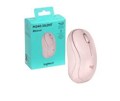 Mouse Logitech M240 Bluetooth Silent 3 Botones Rosa
