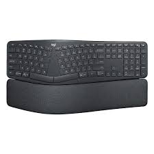 Teclado Logitech ERGO K860 Wireless Ergonómico con Reposamanos Negro