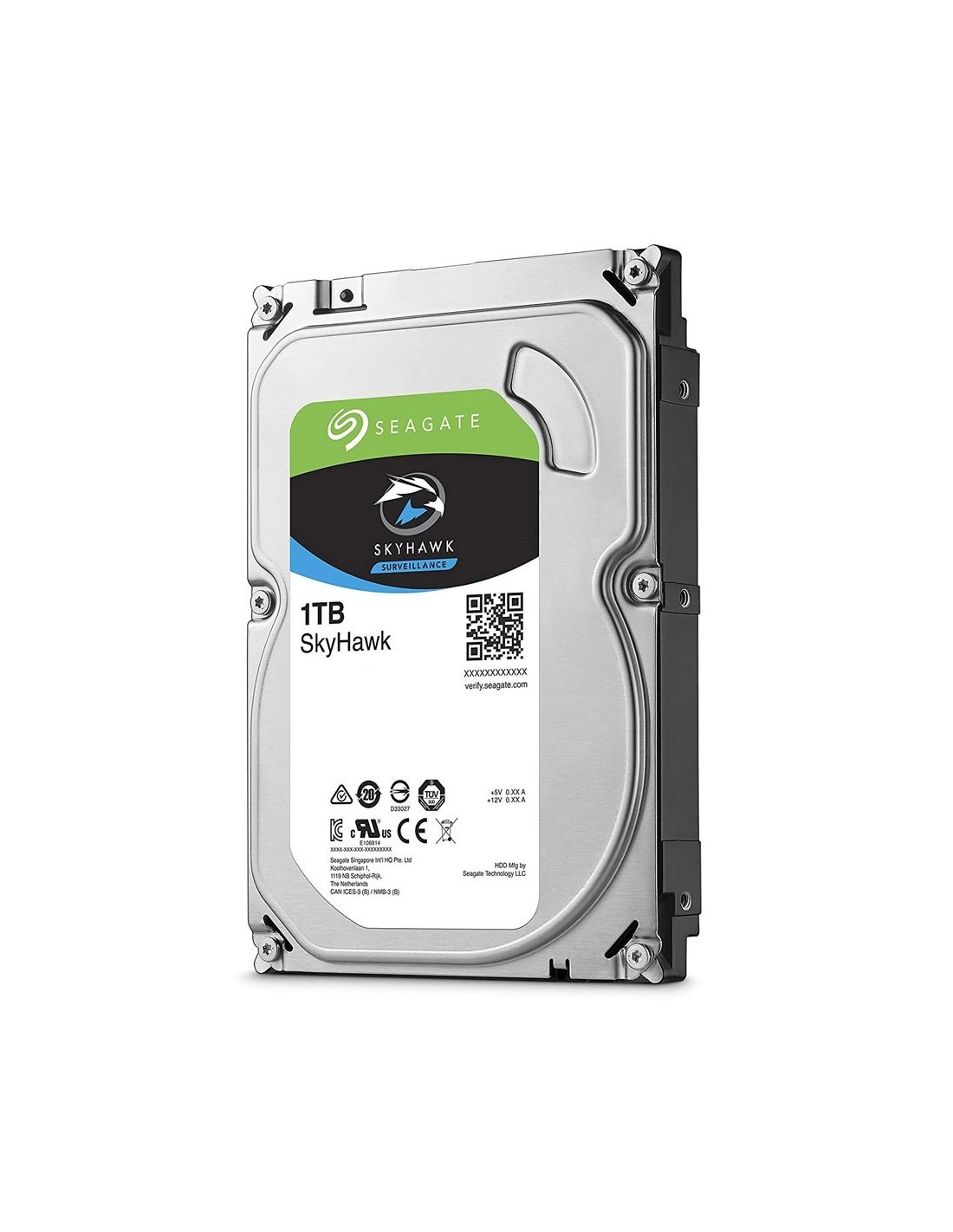 Disco Duro Seagate SkyHawk 3.5 Pulgadas 1TB SATA III 6Gb/s 5400RPM 256MB ST1000VX013