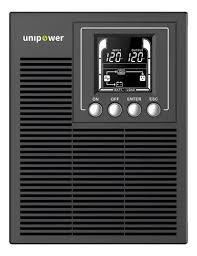 UPS Online Unipower UPSO11-1TL 1KVA 0.9KW Torre 2 Baterías 12V9AH 120V 60Hz 4 Tomas