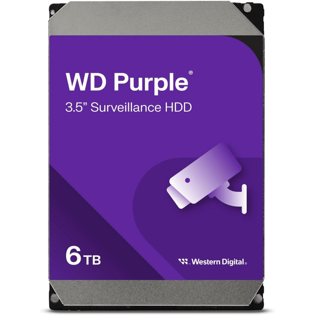Disco Duro Western Digital WD Purple Pro Surveillance 6TB SATA 6Gb/s 256MB 3.5 Pulgadas 5400 RPM
