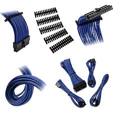 Cable Bitfenix Alchemy 2.0 Kit de Extensión de Conectores Azul Sleeve / Negro (BFX-ALC-EXTBB-RP)
