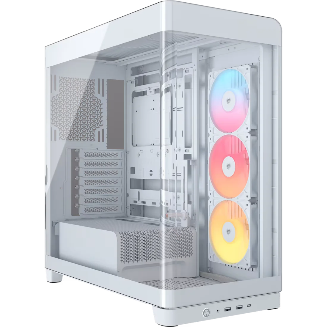 Case Corsair 4500X Frame RS-R ARGB ATX Mid Tower Vidrio Panorámico 2x USB 3.2 HD Audio Blanco