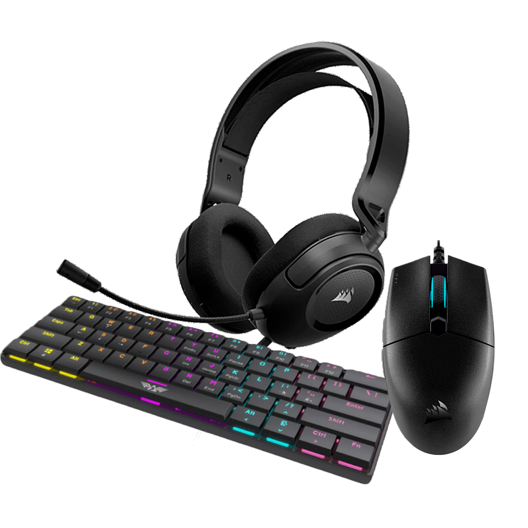 Combo Corsair + Teclado Armaggeddon