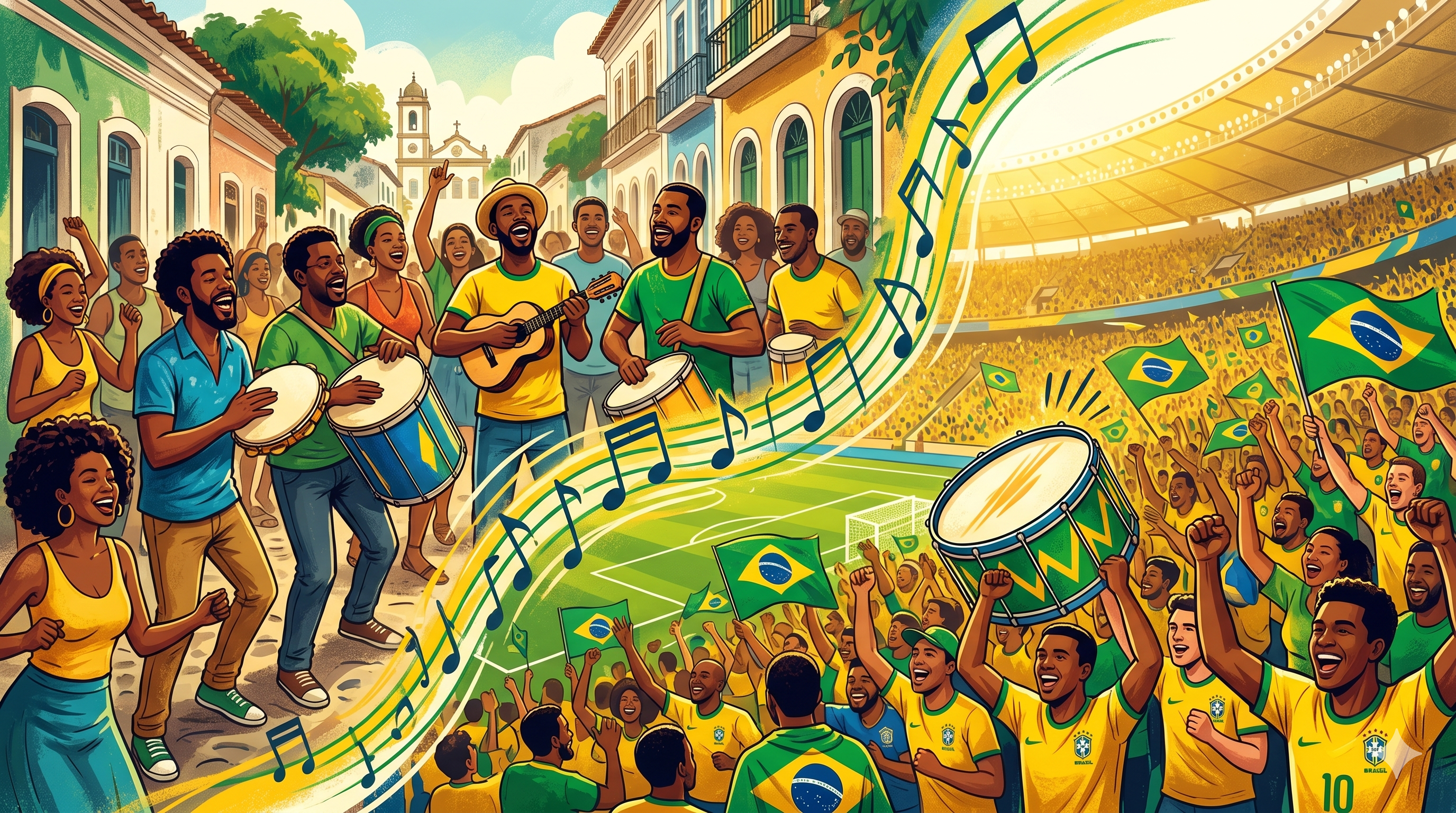 The Soundtrack of Success: Essential Brazilian Anthems for Football Fans