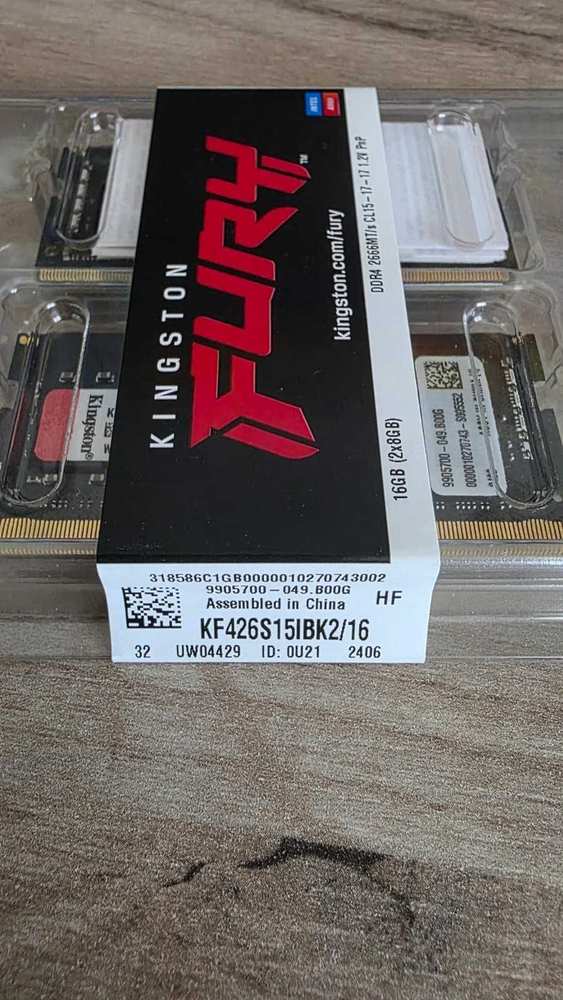 Memorie Laptop Kingston FURY Impact 16GB DDR4 2666MHz CL15