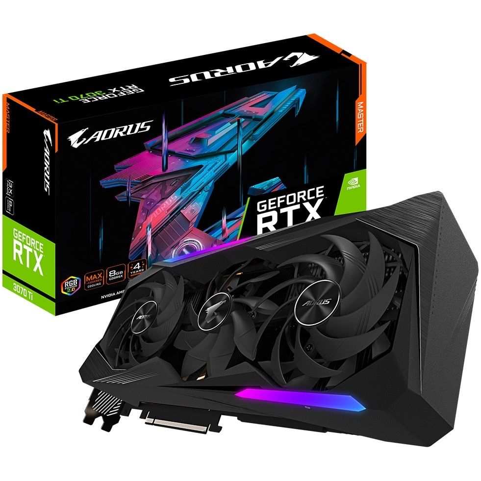 Placa video Gigabyte Aorus RTX 3070 Ti Master 8GB