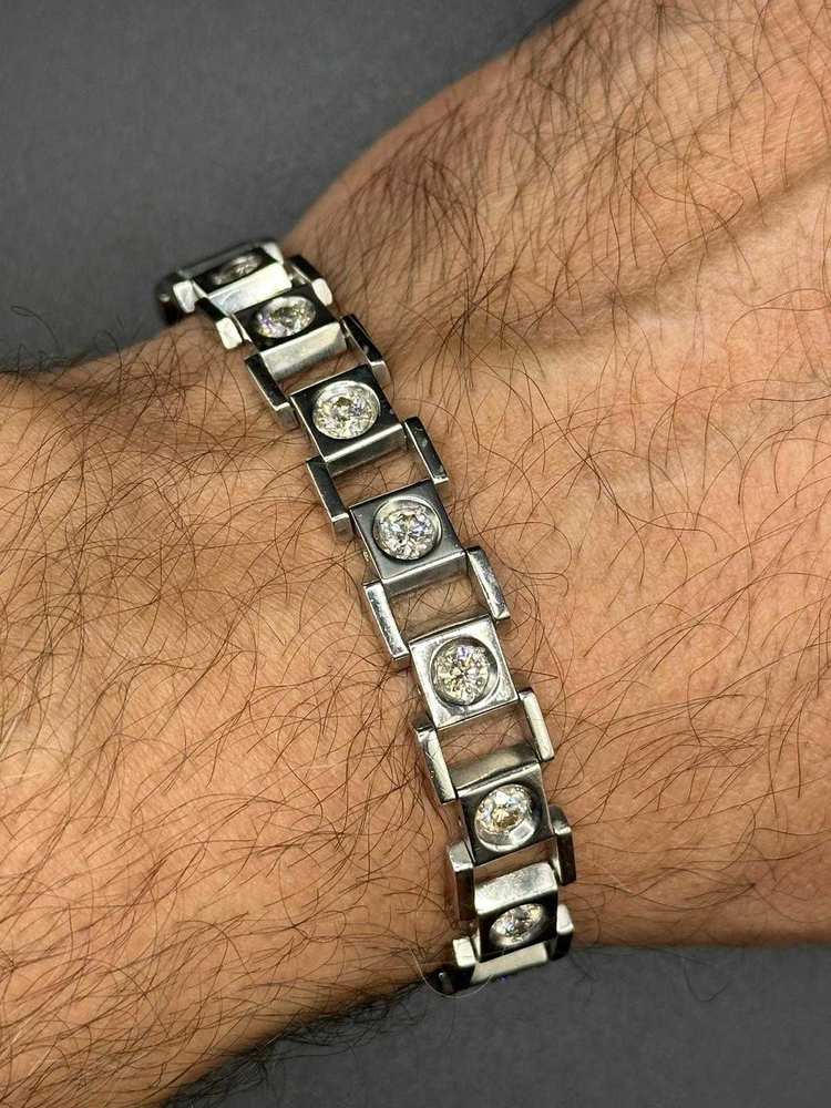 Bratara aur 14K cu 16 diamante 5.60 CT
