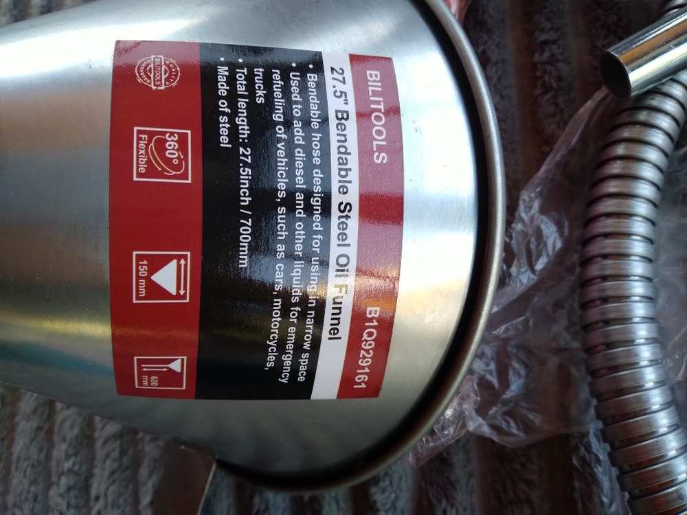 Pâlnie de oțel Bendale pentru ulei