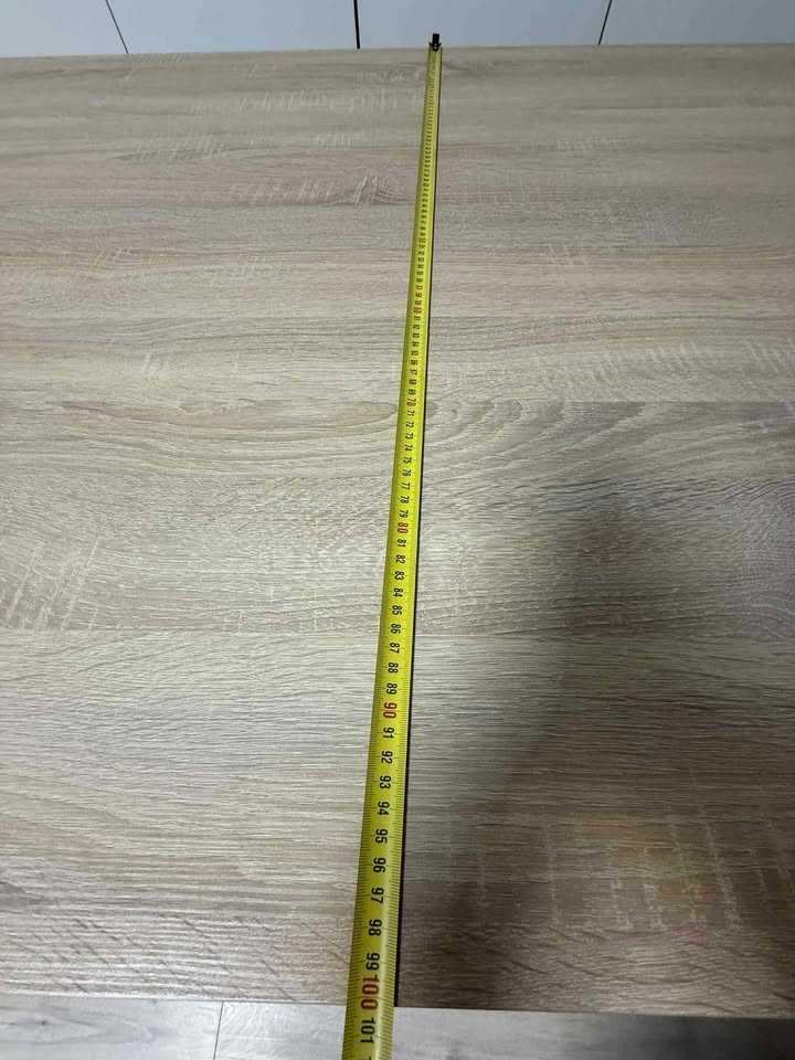 Masa dining maro MDF si metal 100x160 cm Argo Kave Home