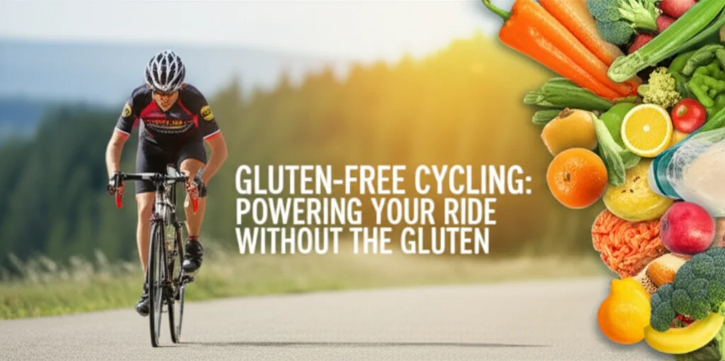 A professional, high-quality image representing "Gluten-Free Cycling: Powering Your Ride Without the Gluten". 