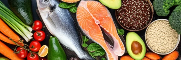 A high-quality hero image for an article titled "7-Day Performance Meal Plan"